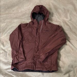 Columbia Kid’s Maroon Raincoat